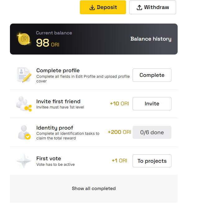 Oriole Insights tasks