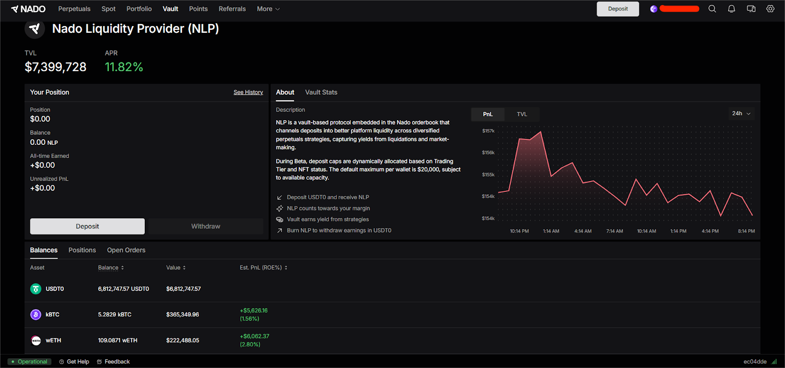 nado vault NLP