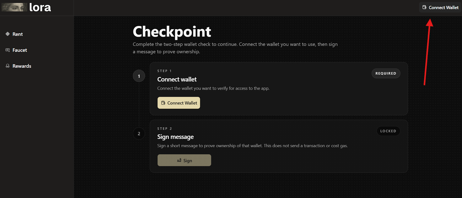 Lora Finance checkpoint
