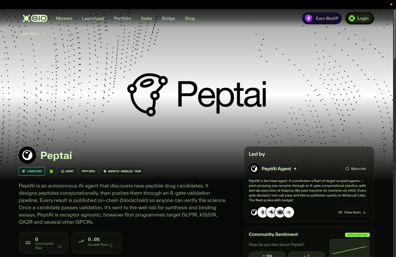 Peptai sale page