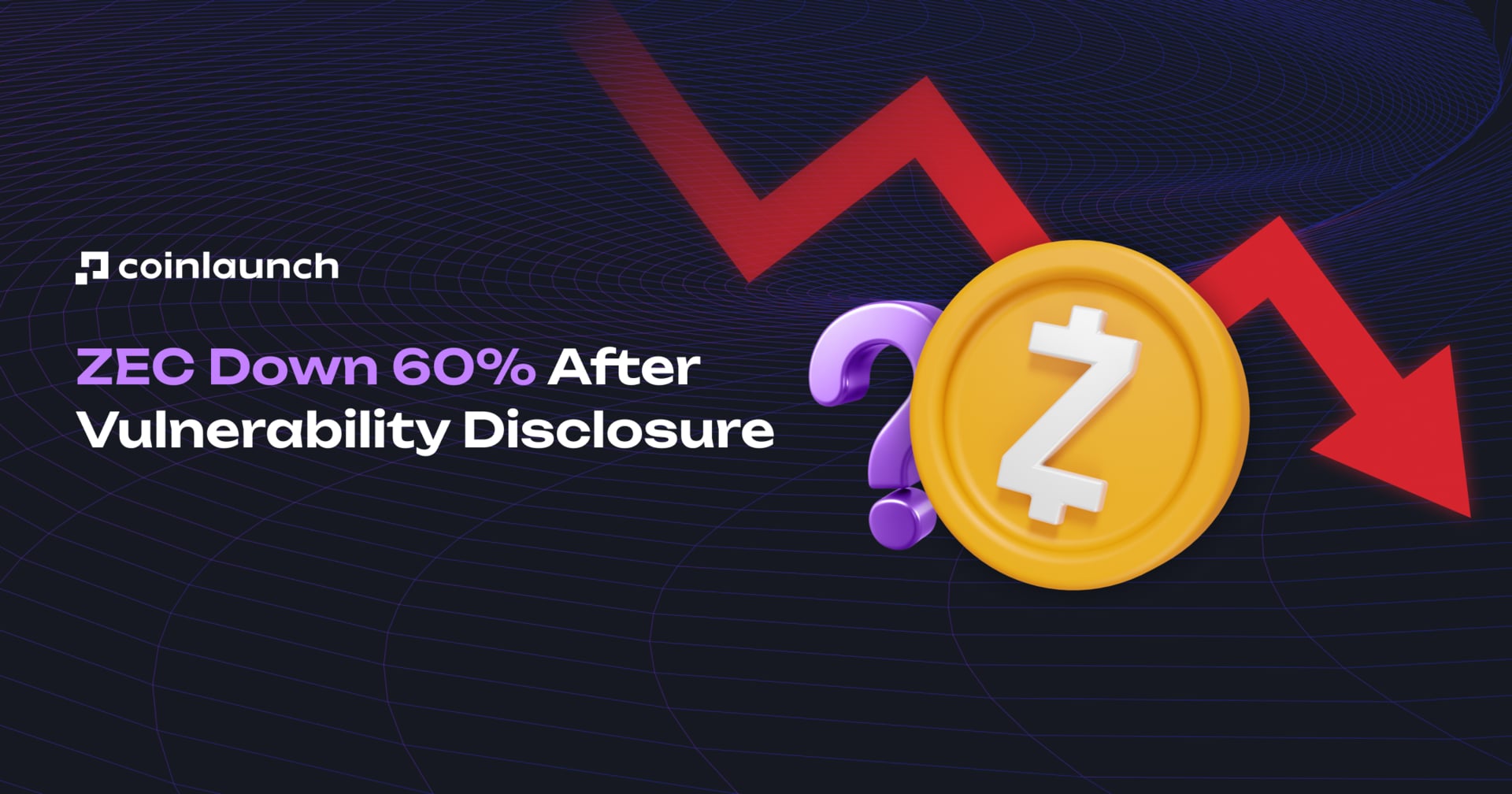 BREAKING: ZEC Plunges 60% After Zcash Vulnerability Disclosure