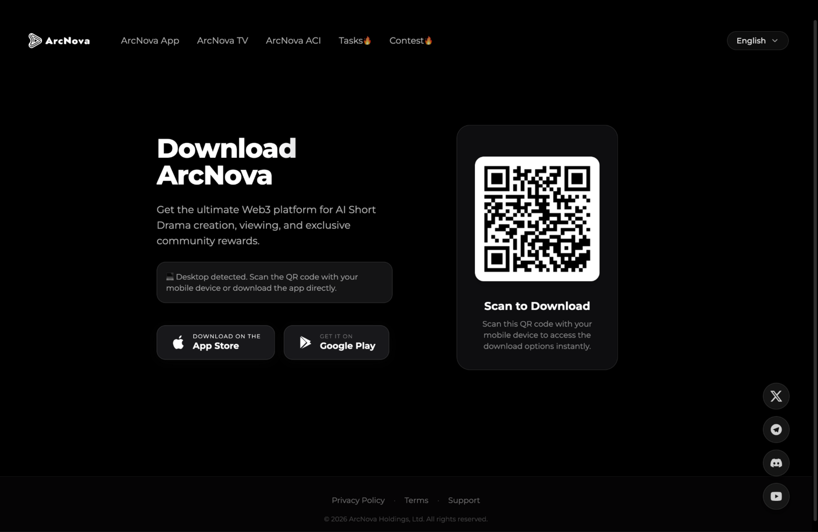 arcnova download app
