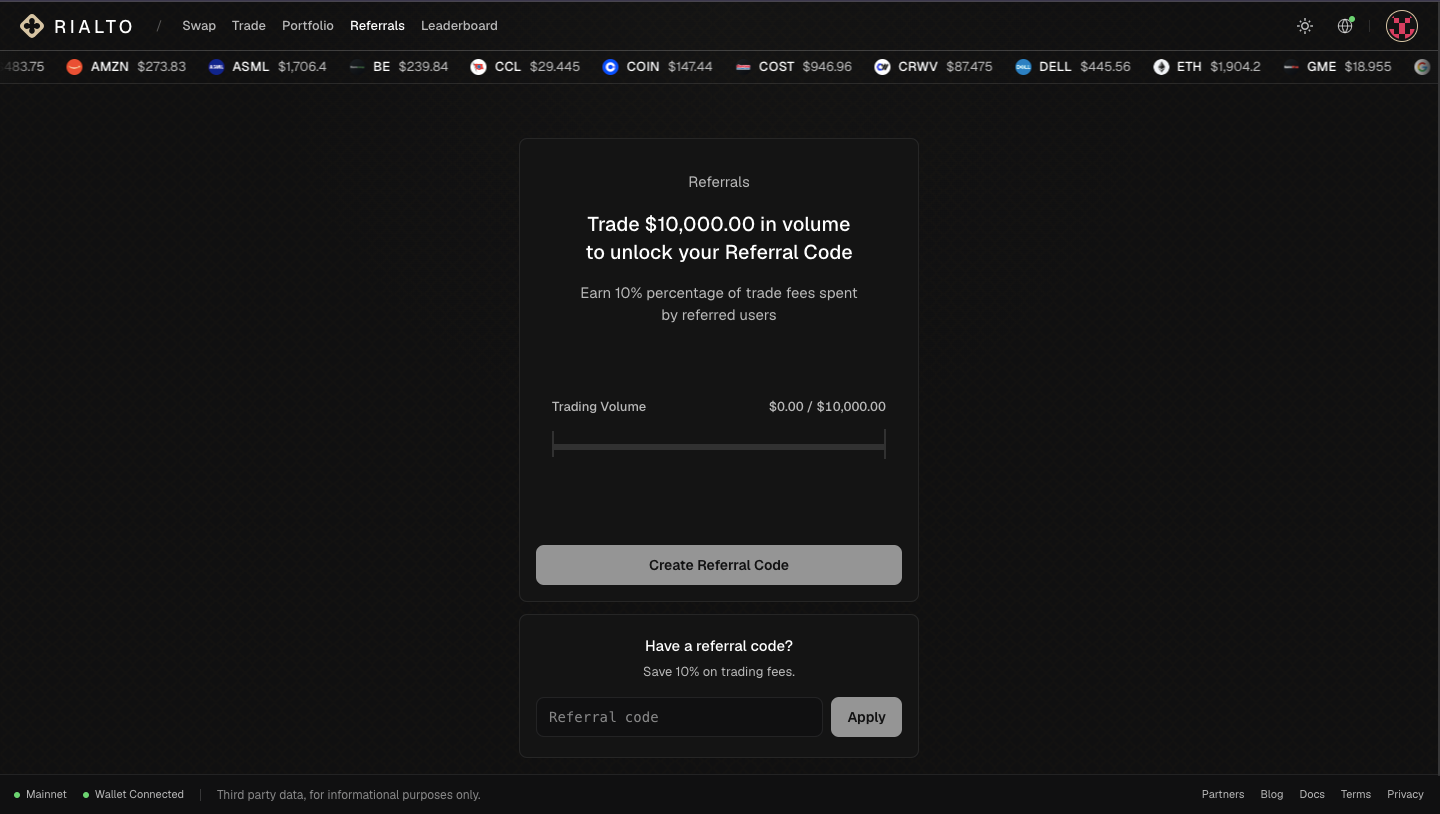 Rialto referral program