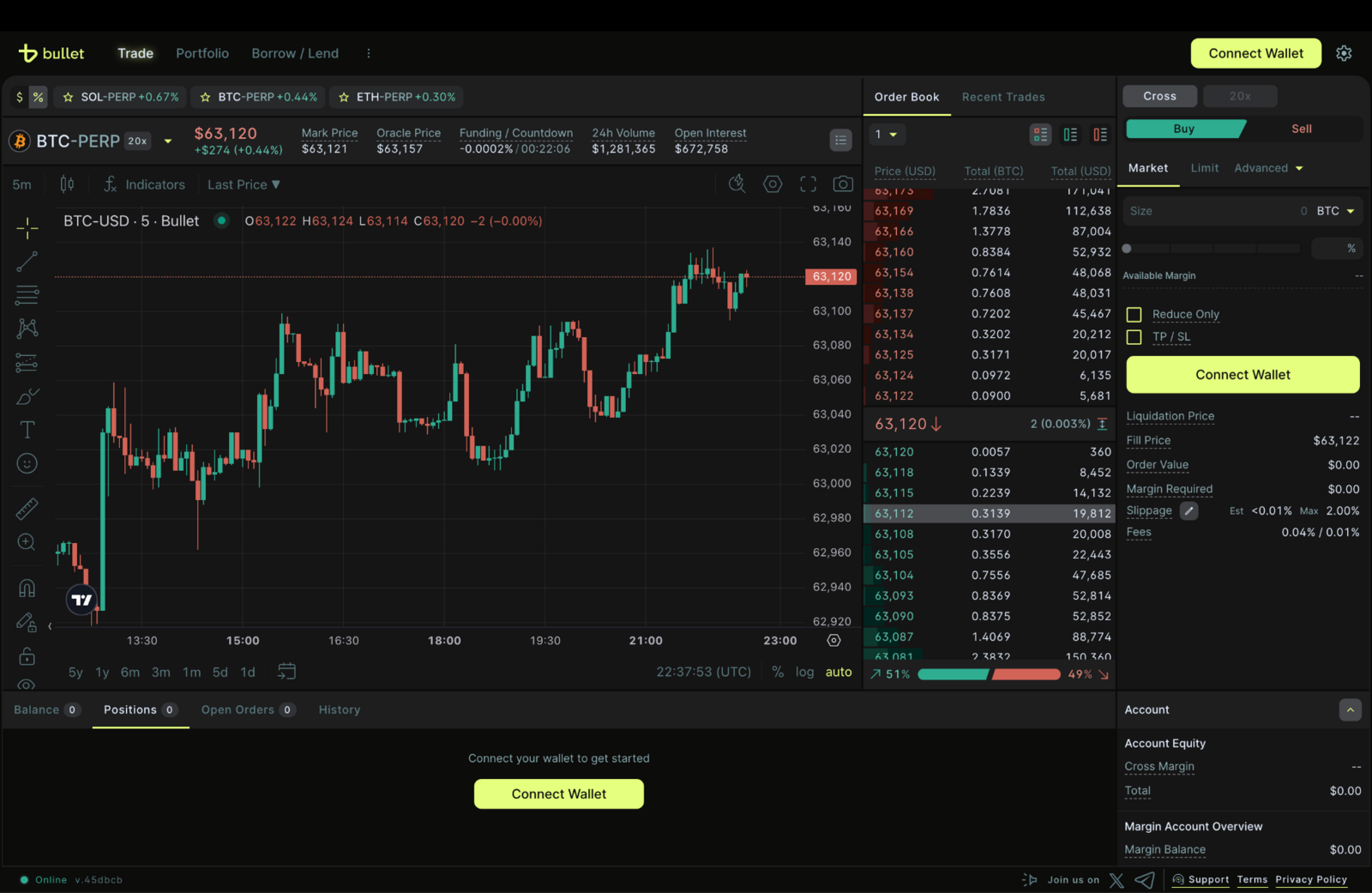 Bullet xyz connect wallet