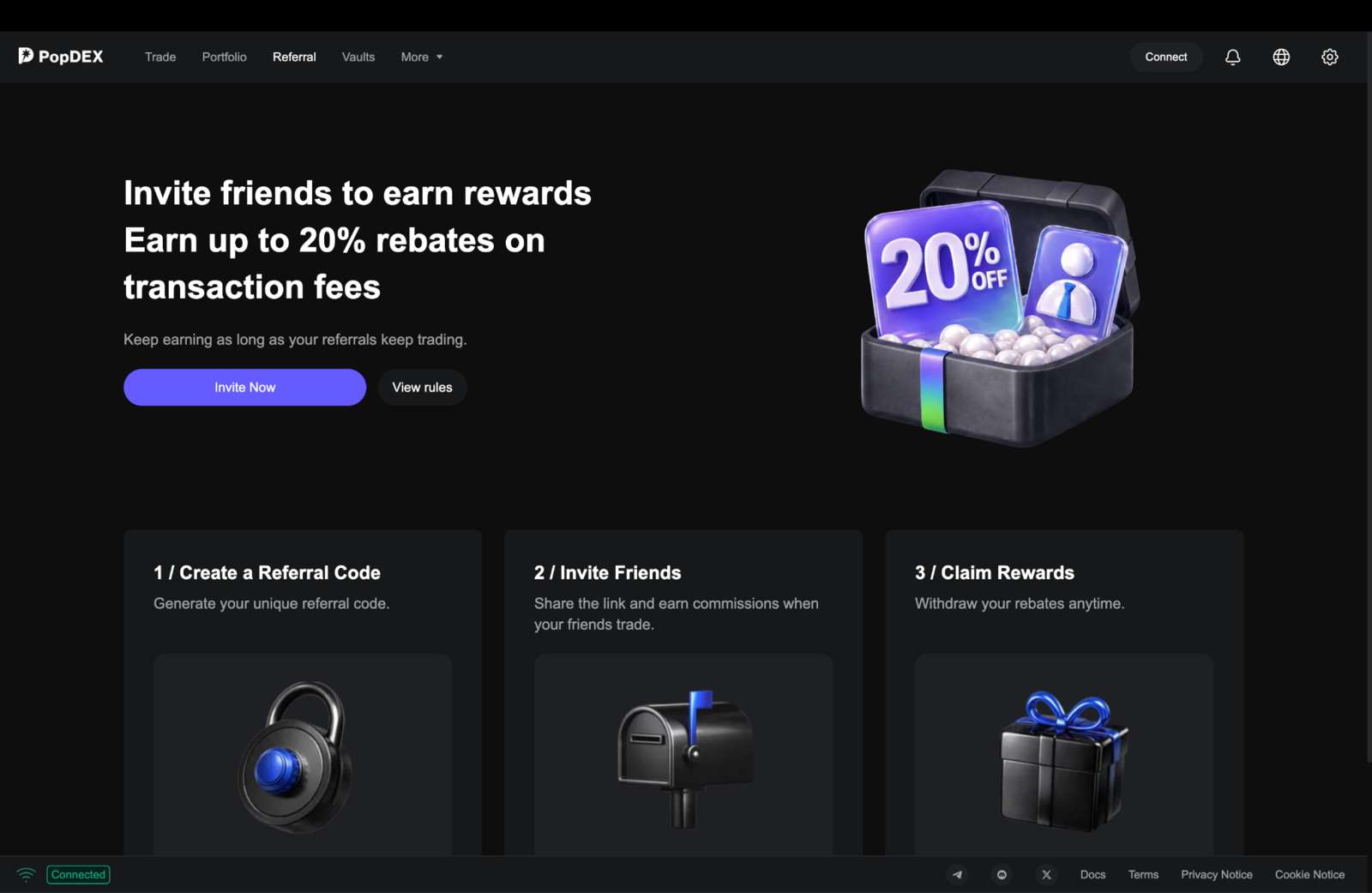 popDEX referral program