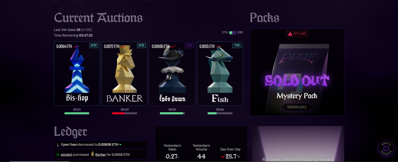 Pixie Chess Marketplace