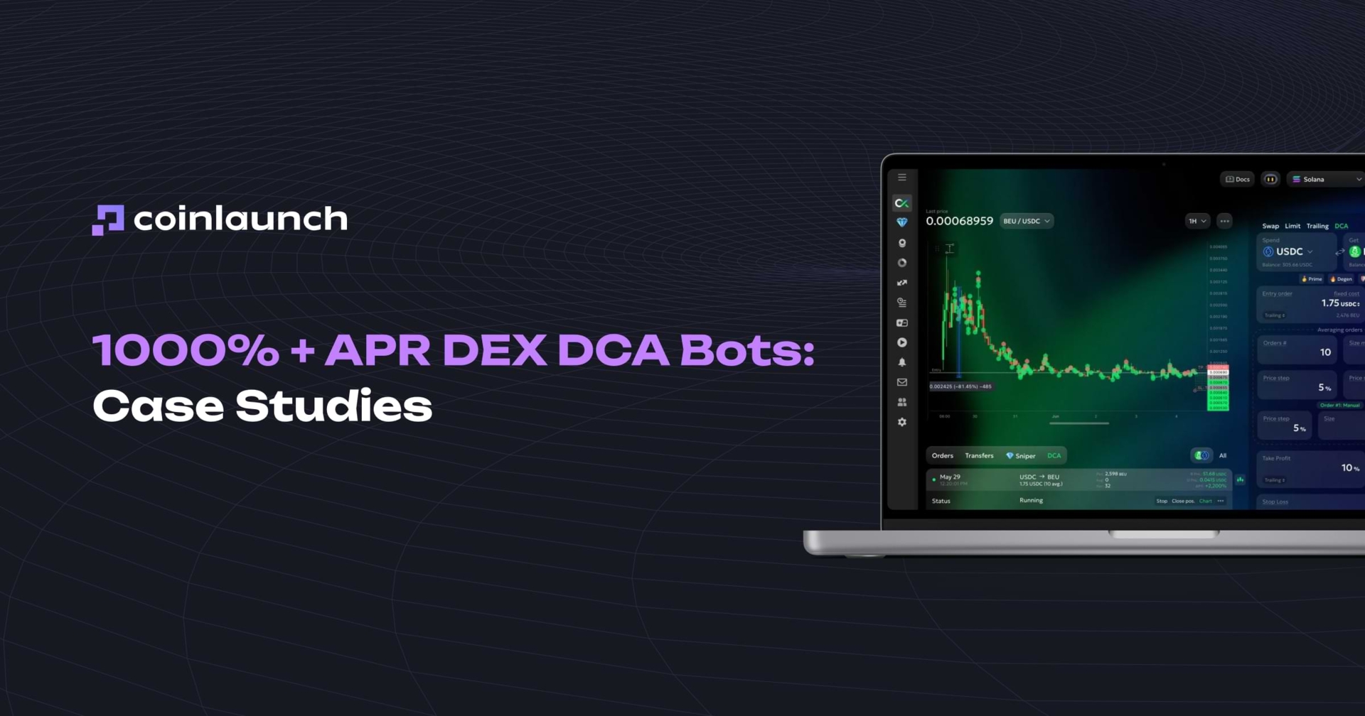 Bot DCA DeFi en Solana y Base: Casos de estudio de usuarios con más del  1000 % de APR