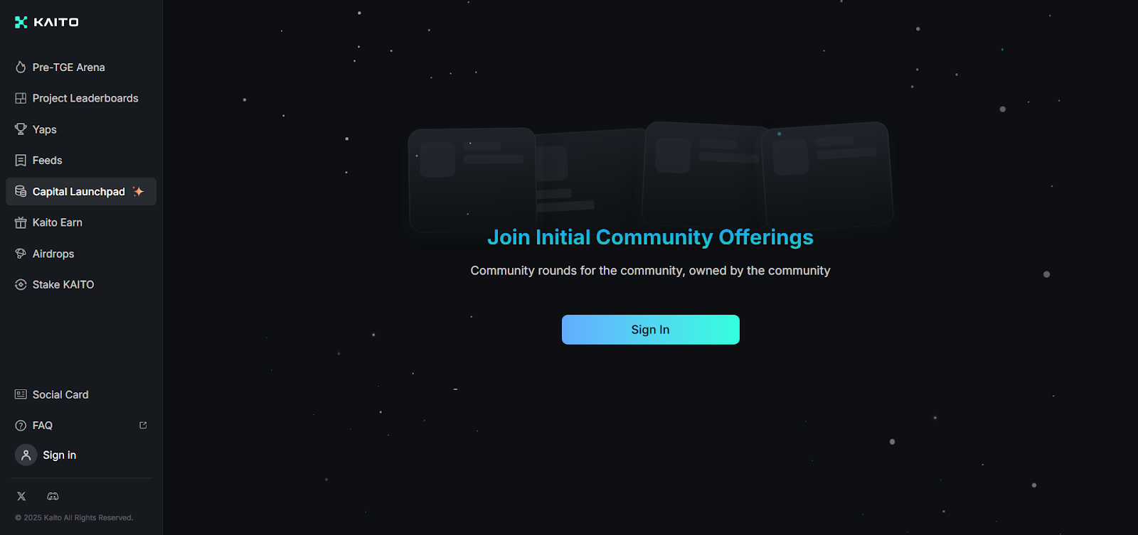 Kaito Launchpad sign up for PlayAI 