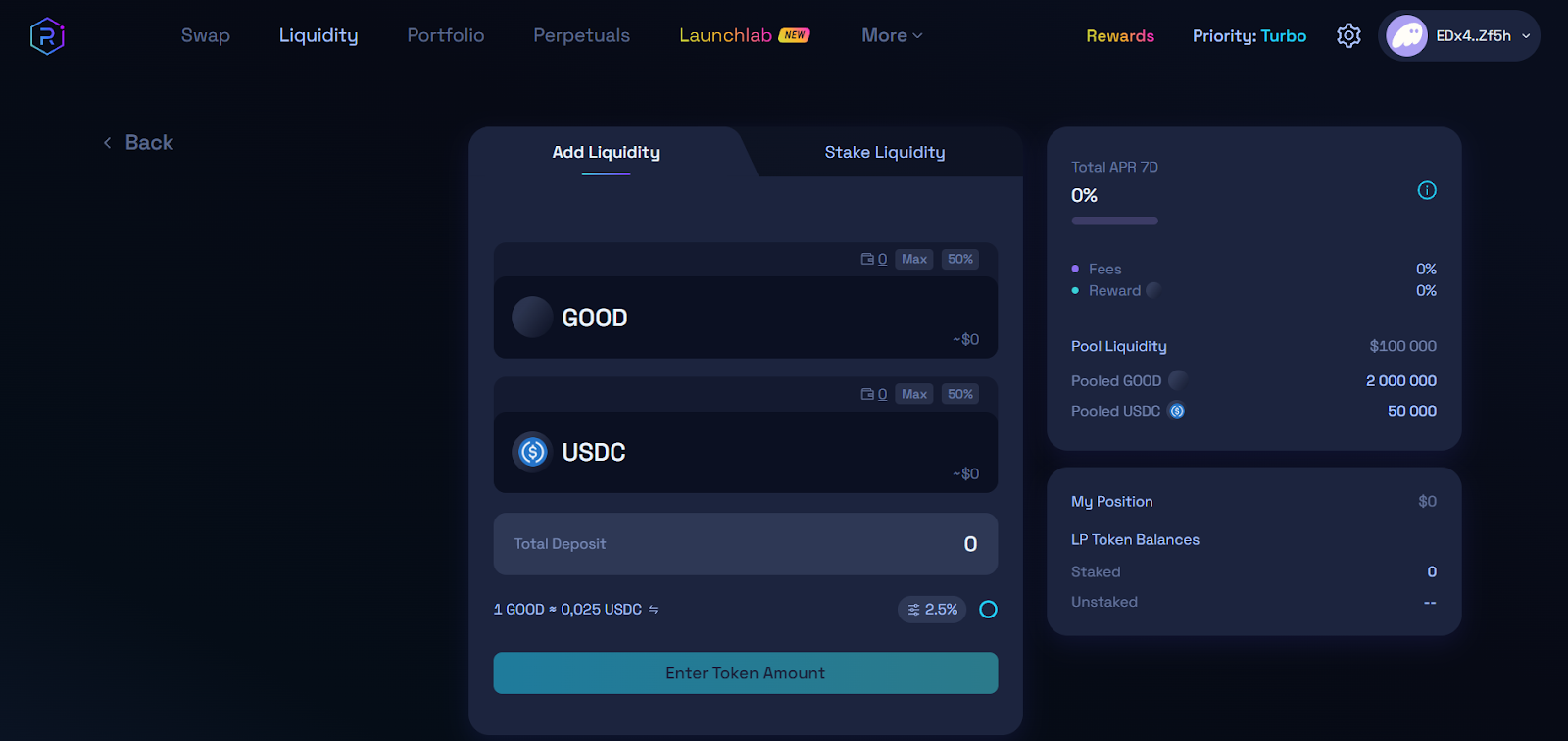 goodcryptox LP Rewards — Phase 1