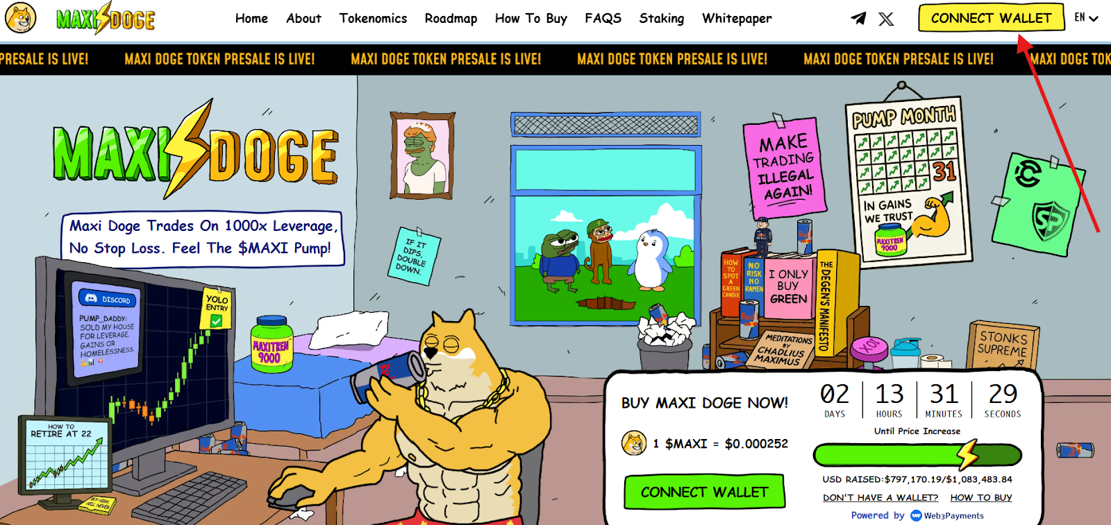 maxi doge presale