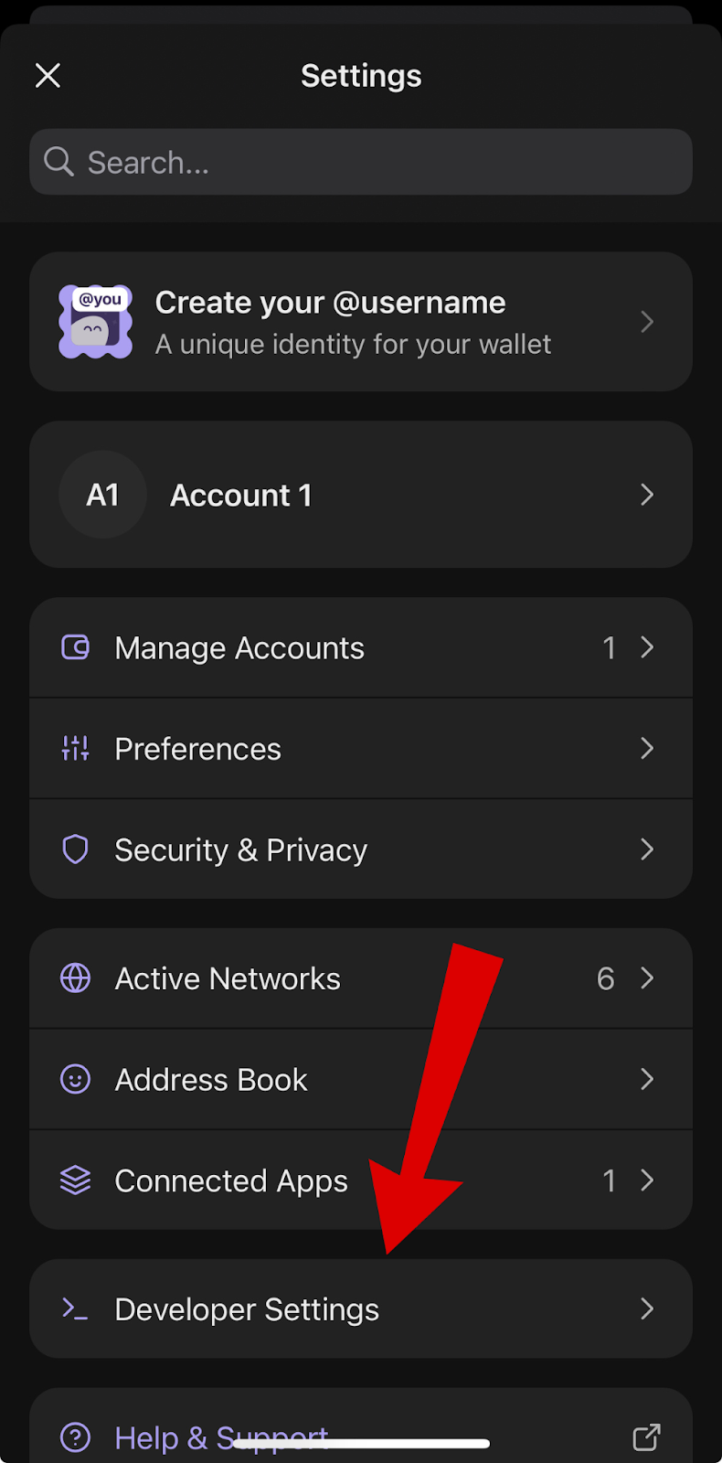 375ai airdrop phantom settings screen