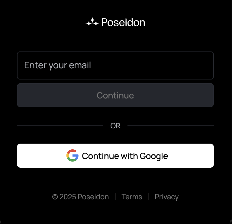 Poseidon AI app