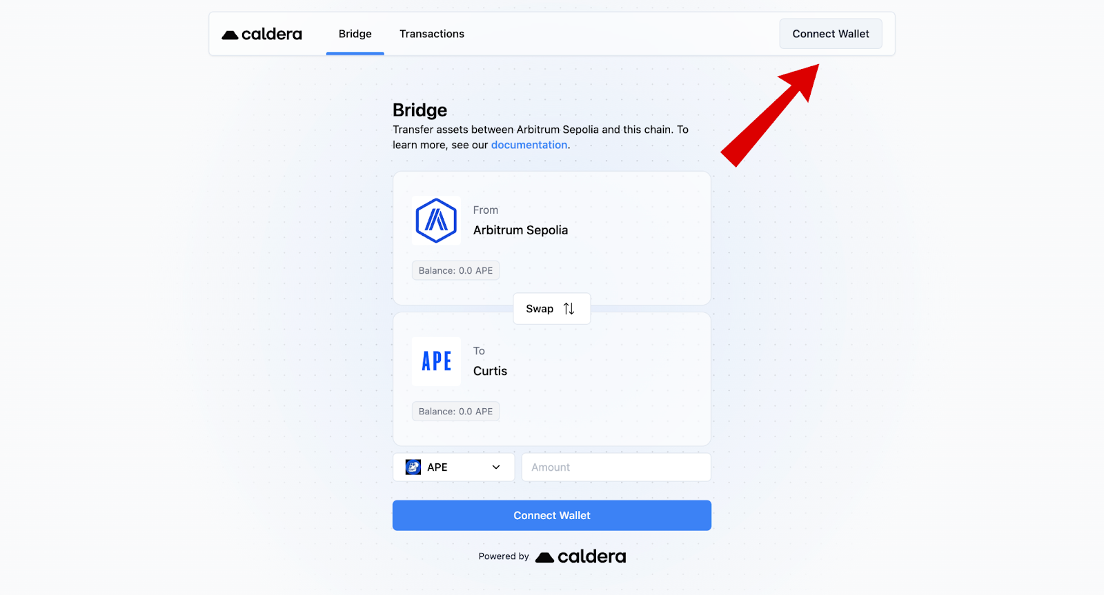 Yuga Labs airdrop bridge screen