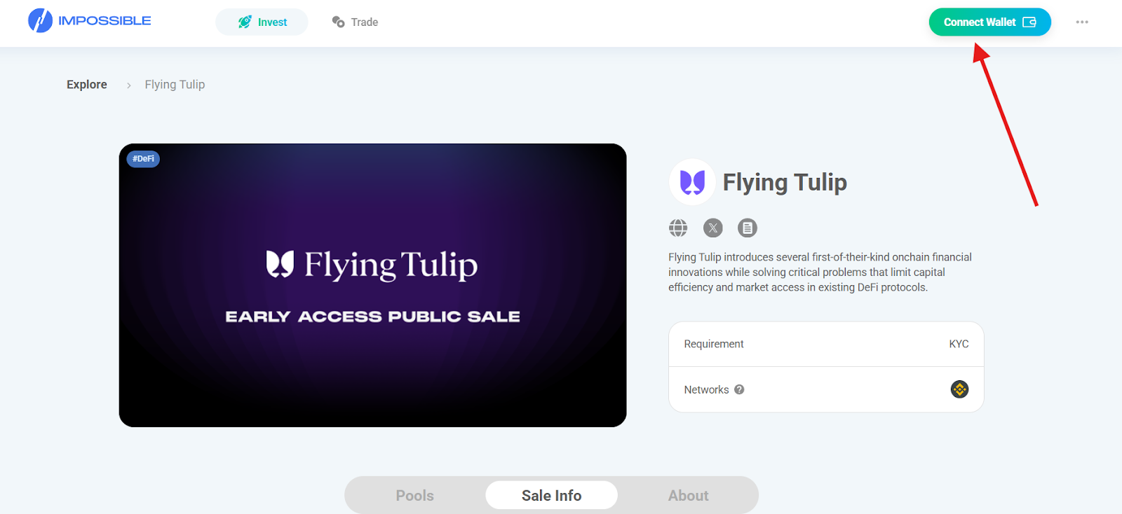 Flying Tulip IDO Sale on Impossible Finance | All Info & Stats
