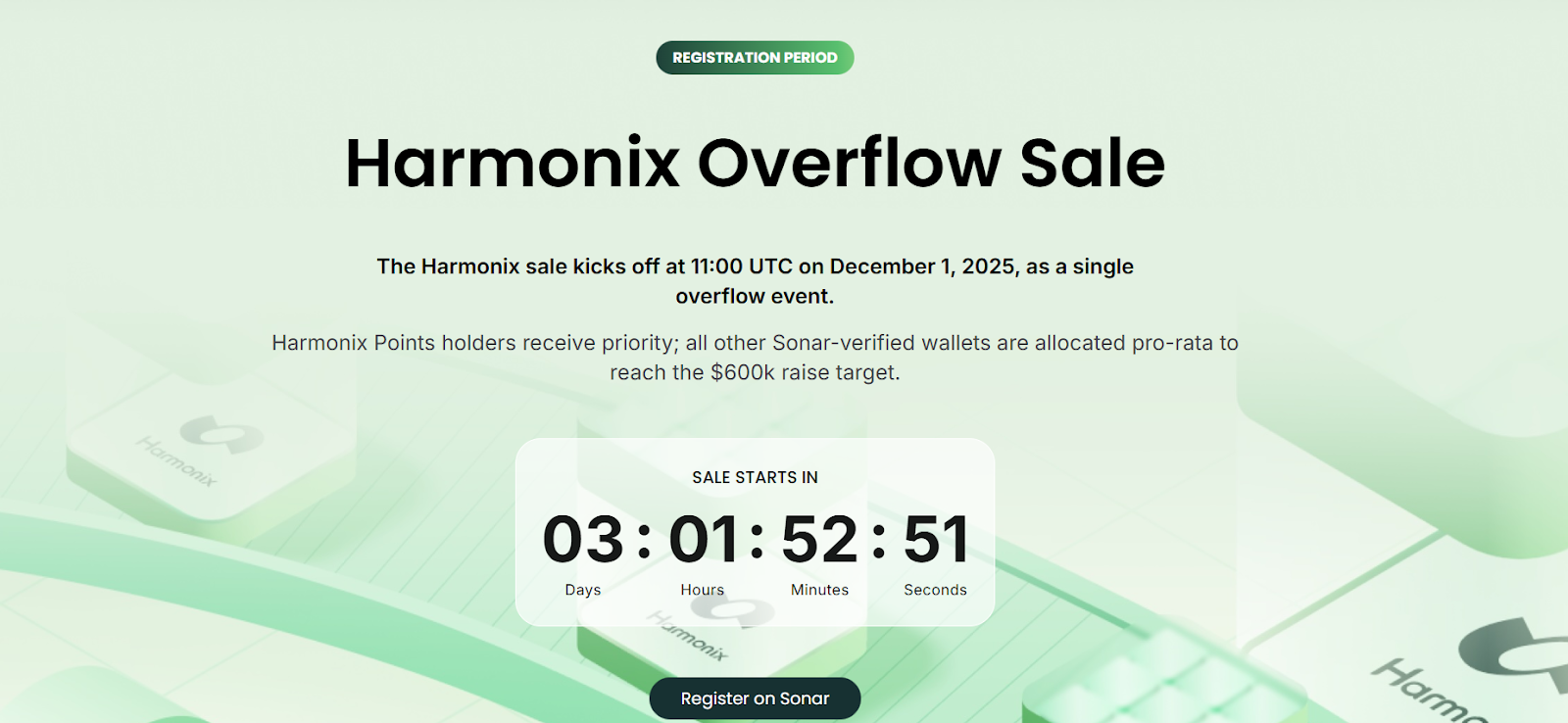 Harmonix Finance ($HAR) ICO on Sonar Launchpad | All Info & Stats