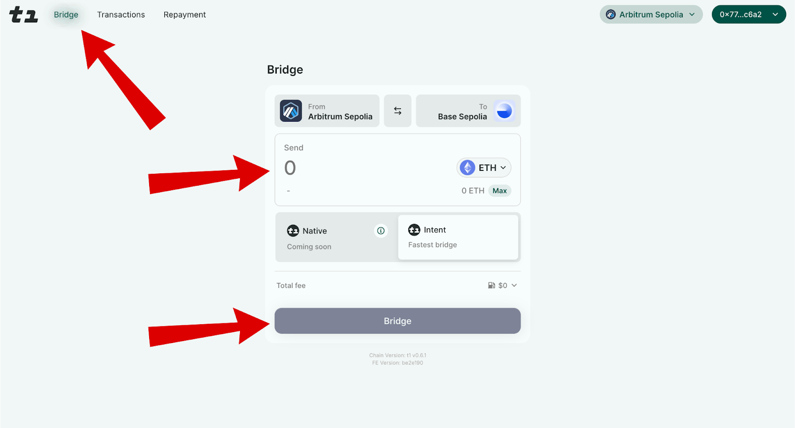 t1 Protocol swaps screen