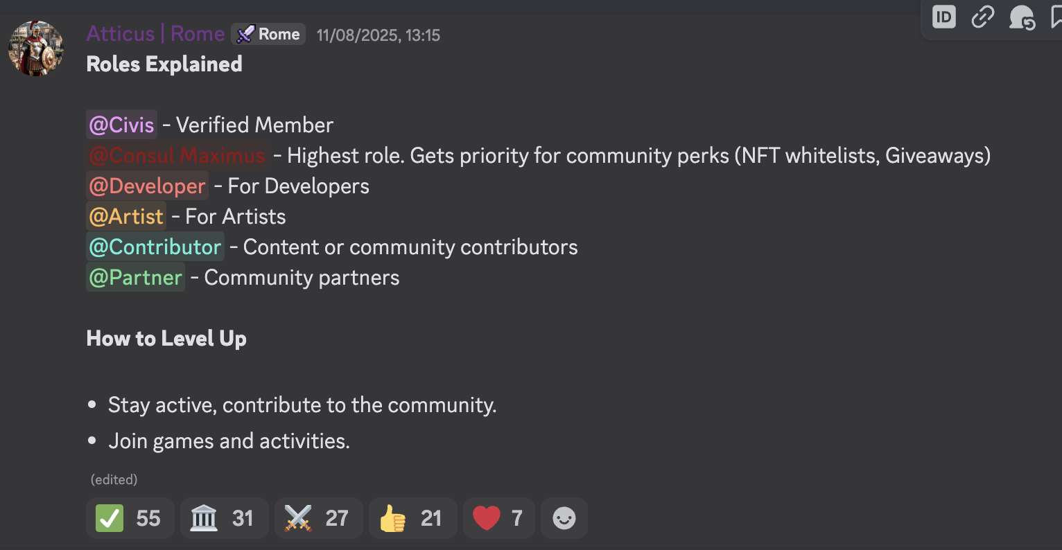 Rome Discord