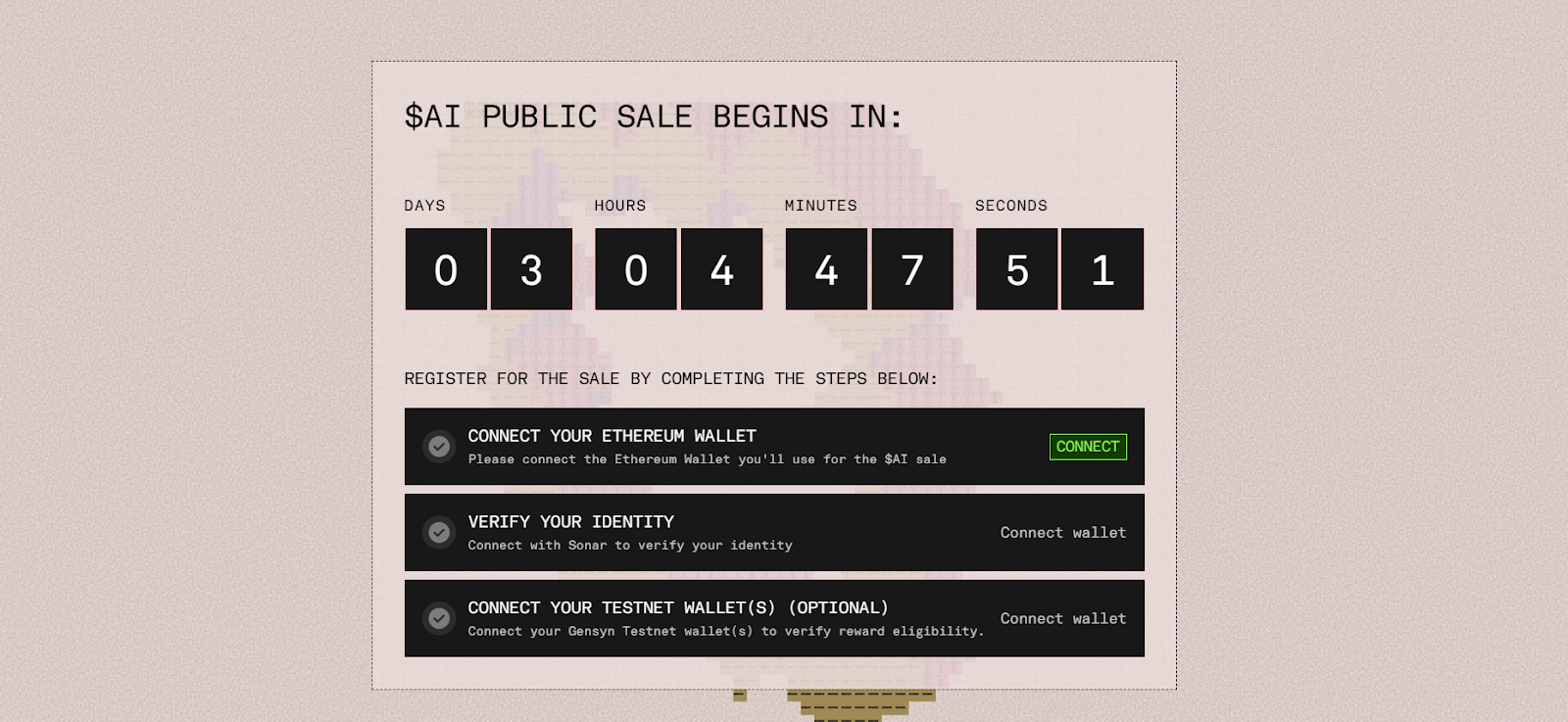 Gensyn ($AI) ICO on Sonar Launchpad | All Info & Stats