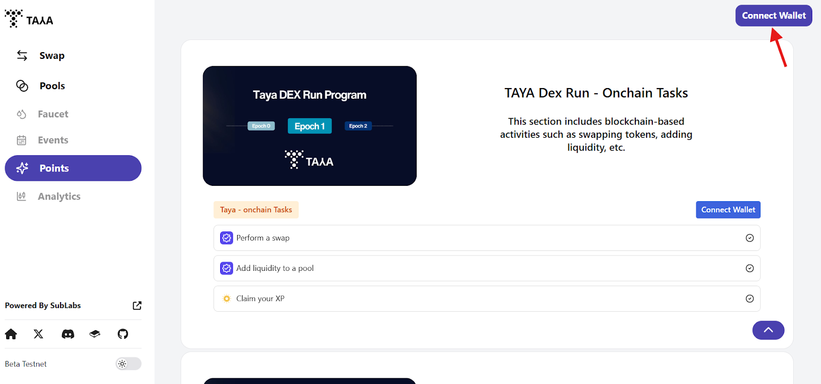 Taya Finance Airdrop