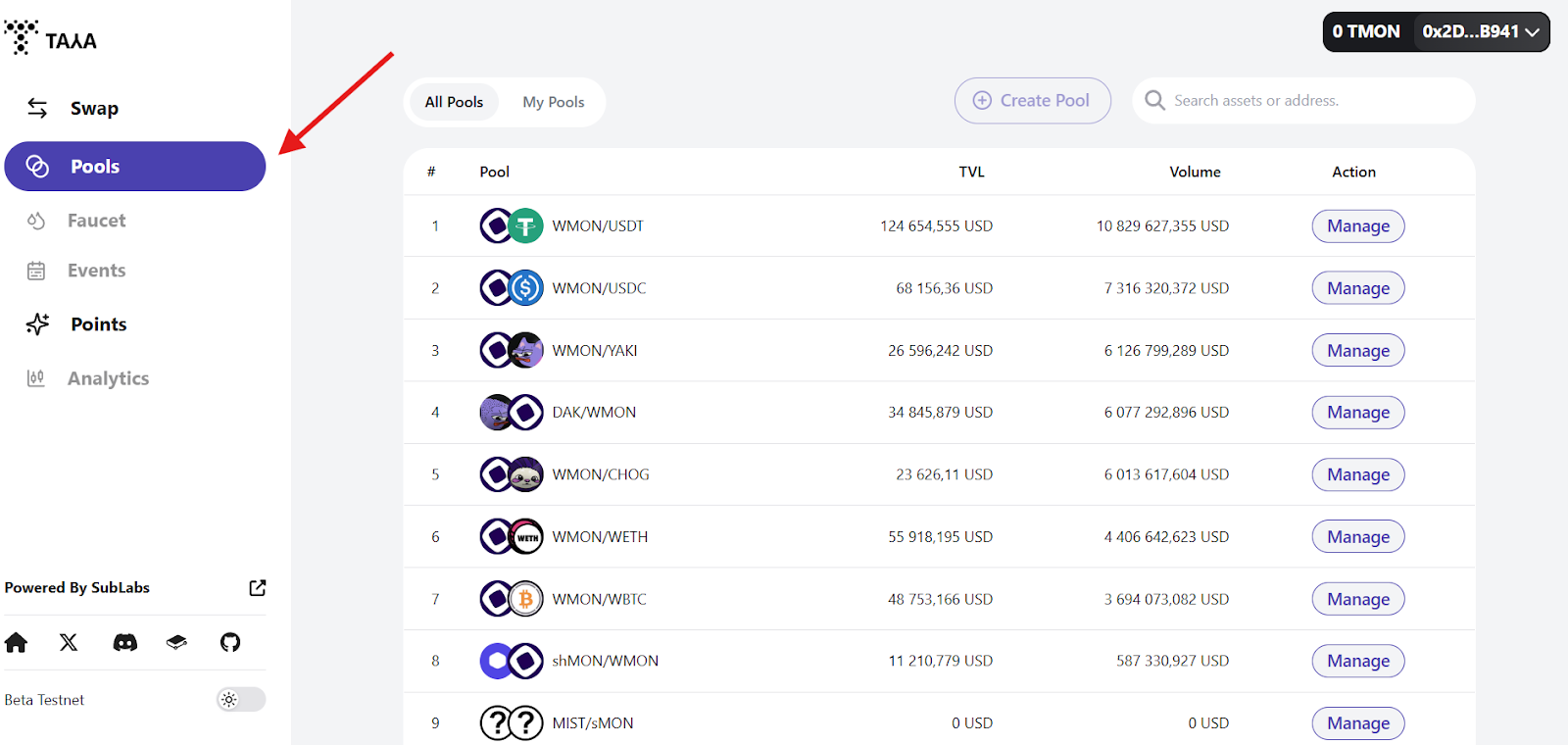 Taya Finance Airdrop