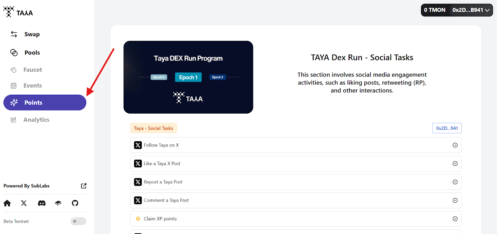 Taya Finance Airdrop
