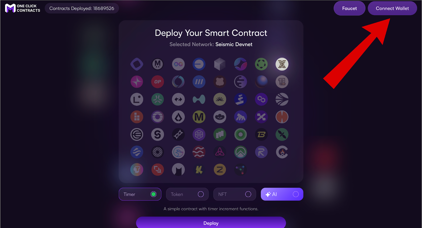 connect wallet screen