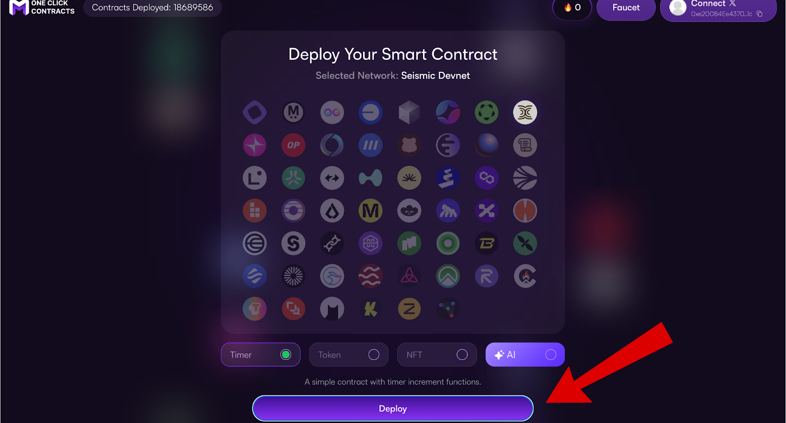 deploy screen