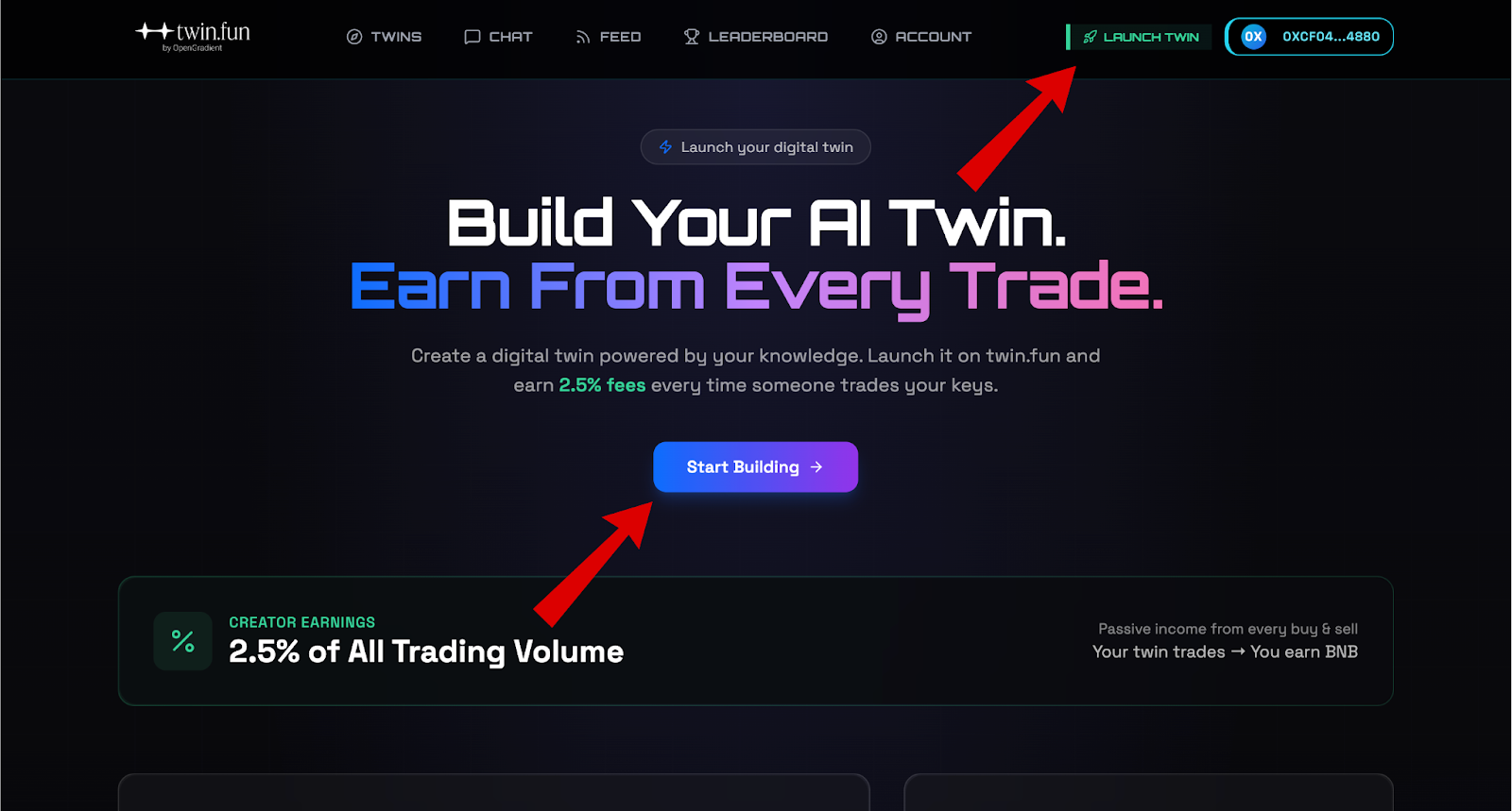 OpenGradient airdrop launching twin screen